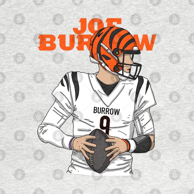 Joe Burrow Comic Style by mia_me